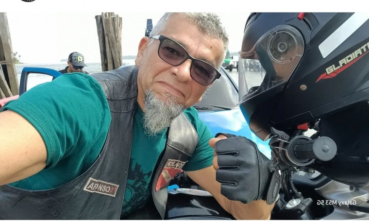 Motociclista Antônio Afonso de Melo Filho, de 60 anos, faleceu após passar mal enquanto pilotava.