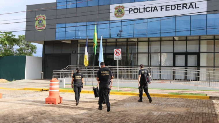 Sede da Polícia Federal em Palmas.