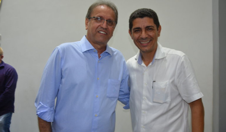 Presidentes estadual e metropolitano do MDB, Marcelo Miranda e deputado Valdemar Júnior