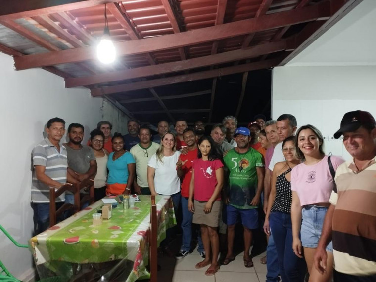 Reunião da federação partidária em Santa Fé do Araguaia