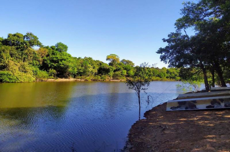 Rio Lorotizinho, um dos pontos de pesca do município de Lagoa da Confusão