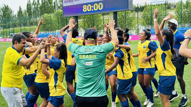 Equipe feminina de futebol do Tocantins segue no Mundial Escolar 2024 na China