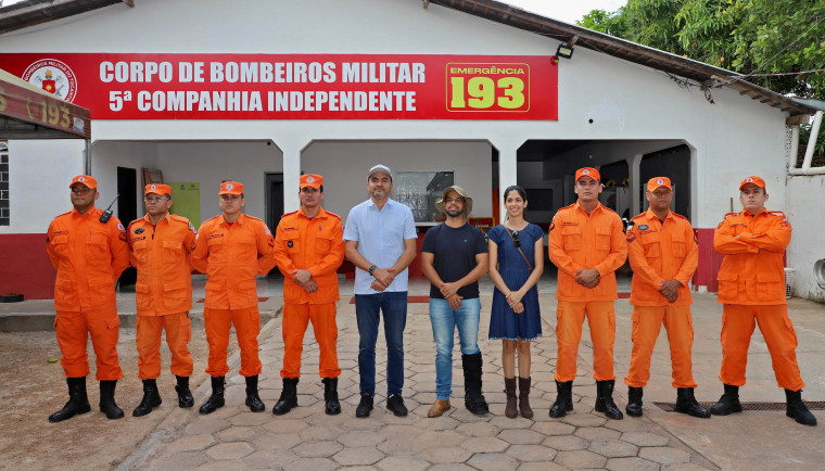 Governador parabeniza militares da 5ª Companhia Independente do Corpo de Bombeiros em Araguatins