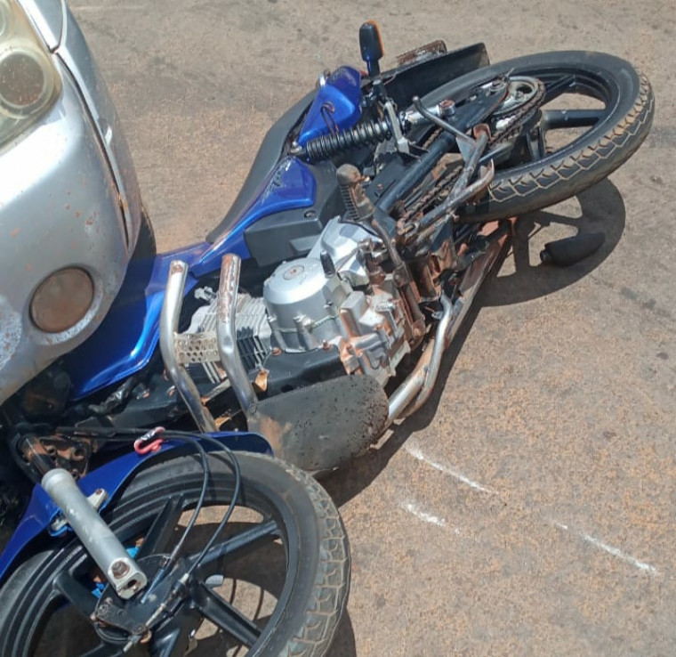 O acidente envolveu duas motocicletas