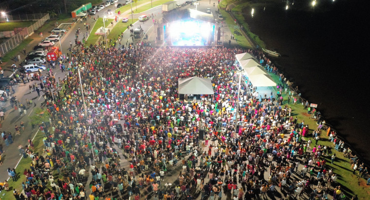 Em 2023, o Araguaína para Cristo levou mais de 30 mil pessoas para a Via Lago nos dois dias de shows