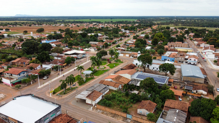 Centro da cidade de Cariri do Tocantins