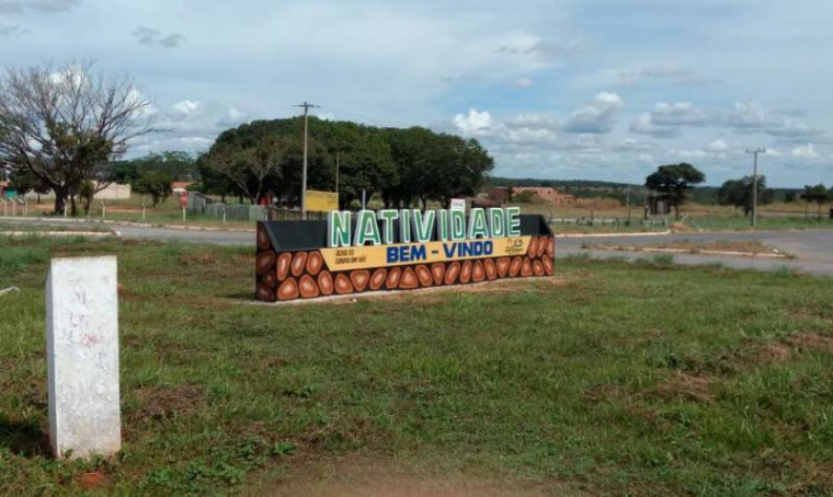 Chegada da cidade de Natividade