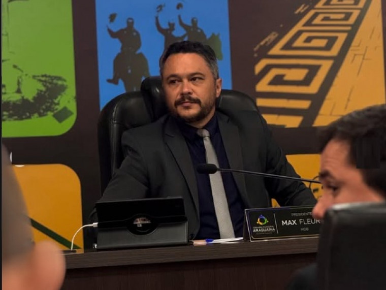 Max Fleury é presidente da Câmara de Araguaína