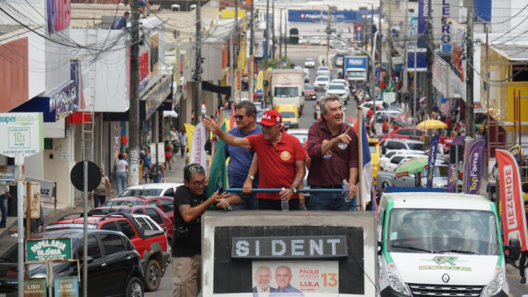 Carreata com candidatos a deputado