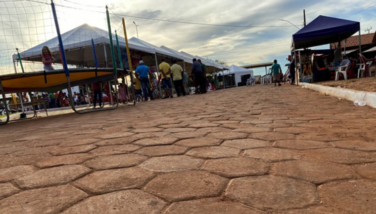 Governo do Tocantins investiu R$ 750 mil em pavimentação de Bielândia, distrito de Filadélfia