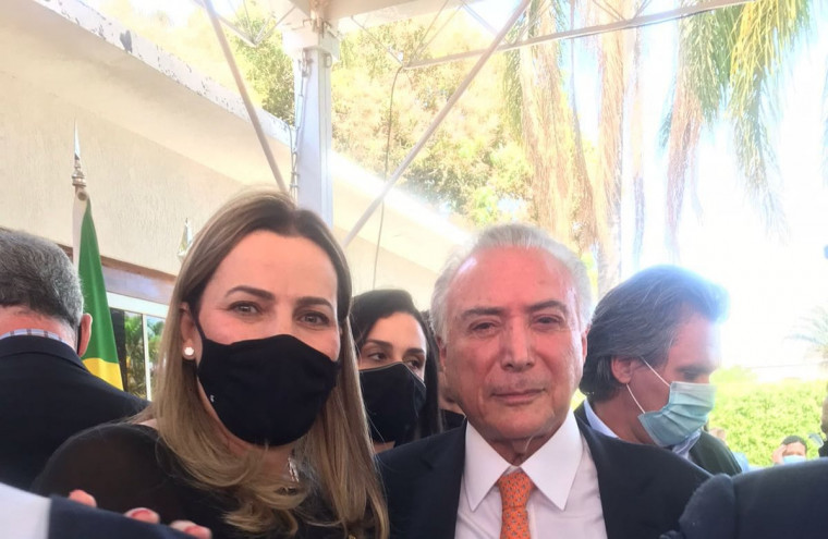 Dulce Miranda e Michel Temer
