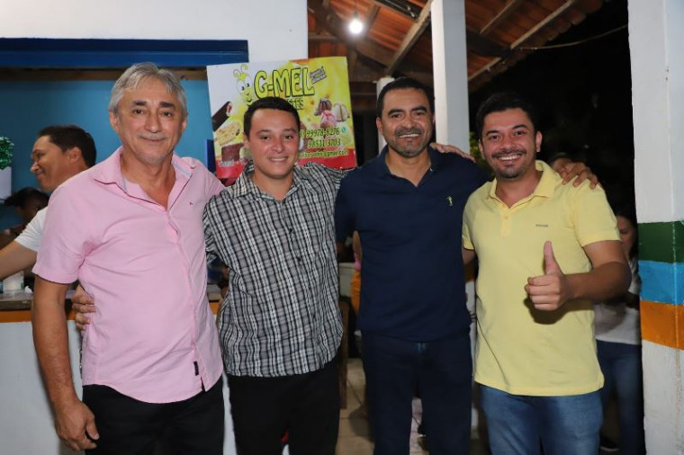 Governador durante as visitas
