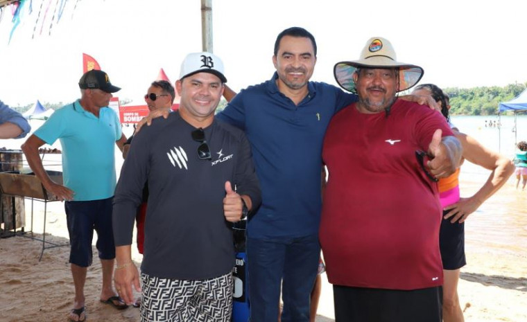 Governador durante as visitas