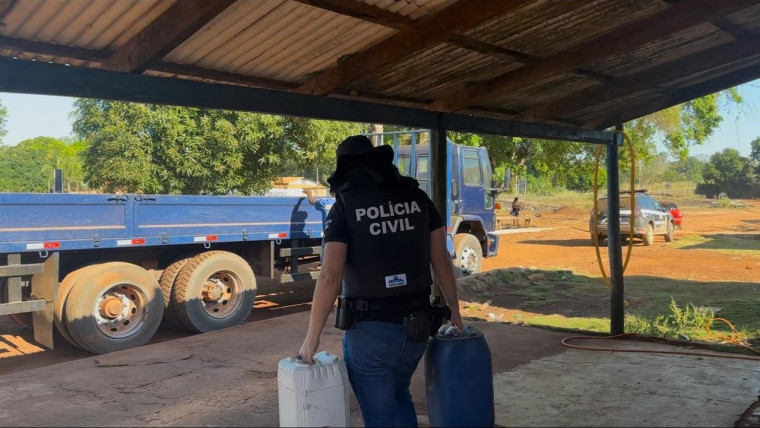 Operação desarticulo comércio ilegal de agrotóxico.