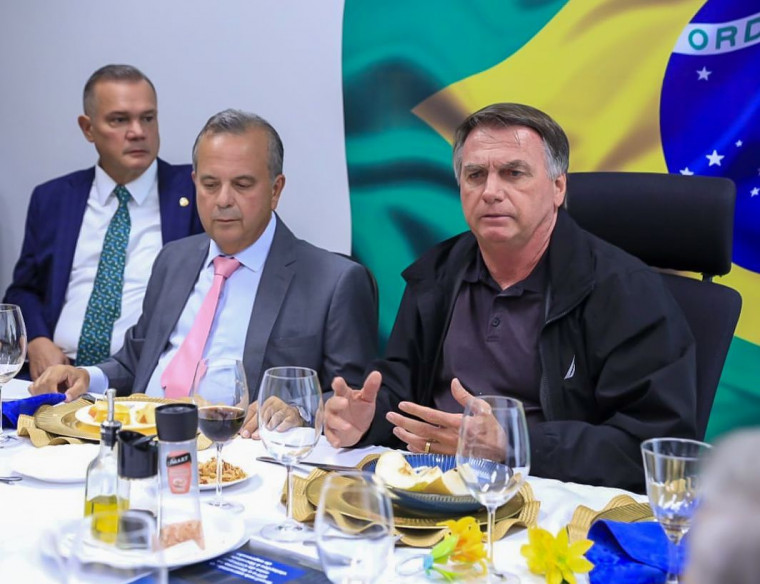 Tradicional almoço do bloco Vanguarda do Senado Federal, nesta terça-feira (18).