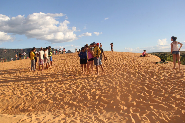 Turistas visitam Jalapão