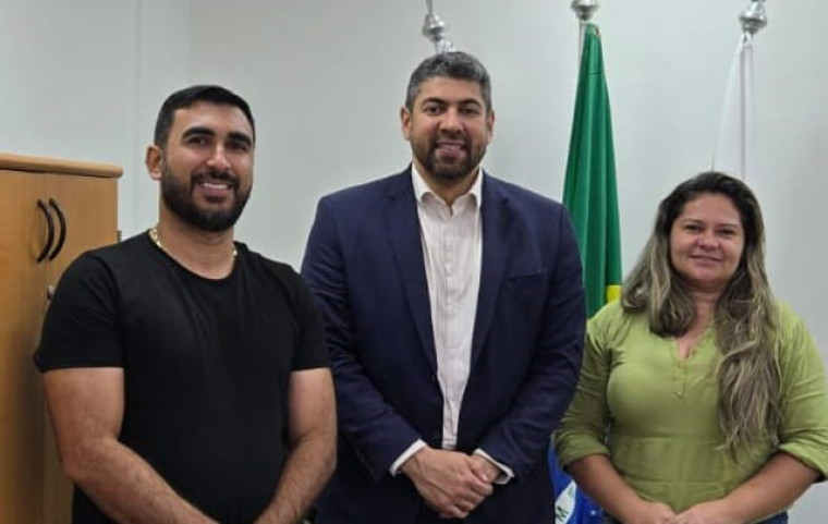 Secretário Bruno recebeu os diretores da Aspa para tratar da carreira de papiloscopista