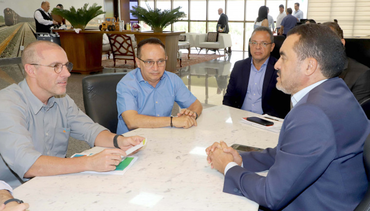 Governador Wanderlei Barbosa agradeceu pelos investimentos que a empresa está realizando