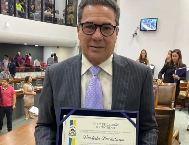 Vanderlei Luxemburgo já recebeu até Título de Cidadão Tocantinense