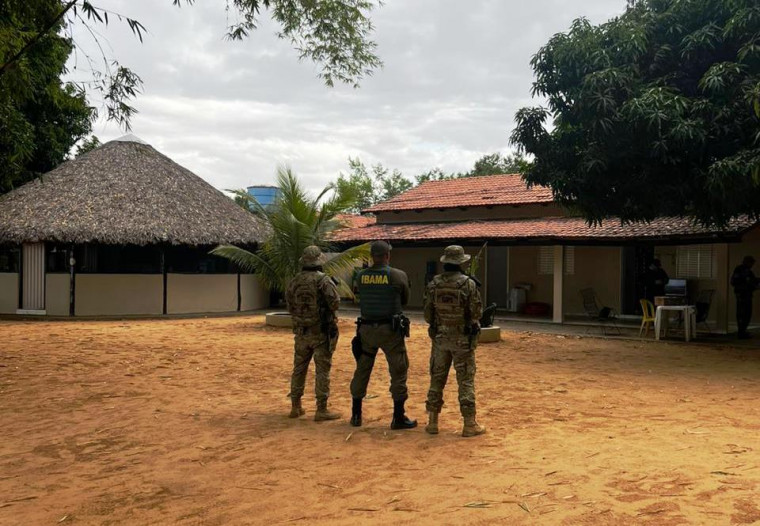 Operação da PF e Ibama na Ilha do Bananal