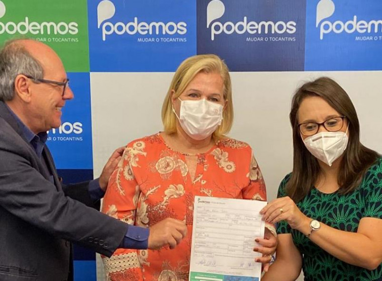 Filiação da Drª Ângela Maria ao Podemos