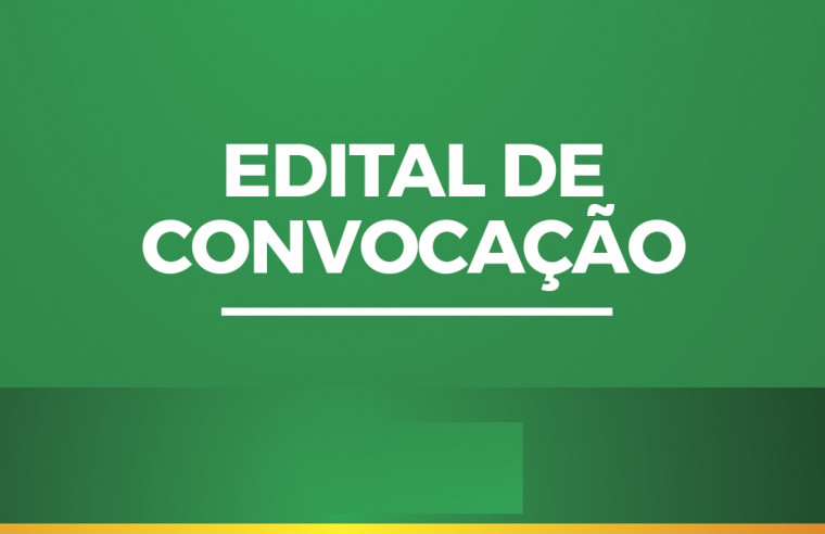 Edital de convocação ao trabalho