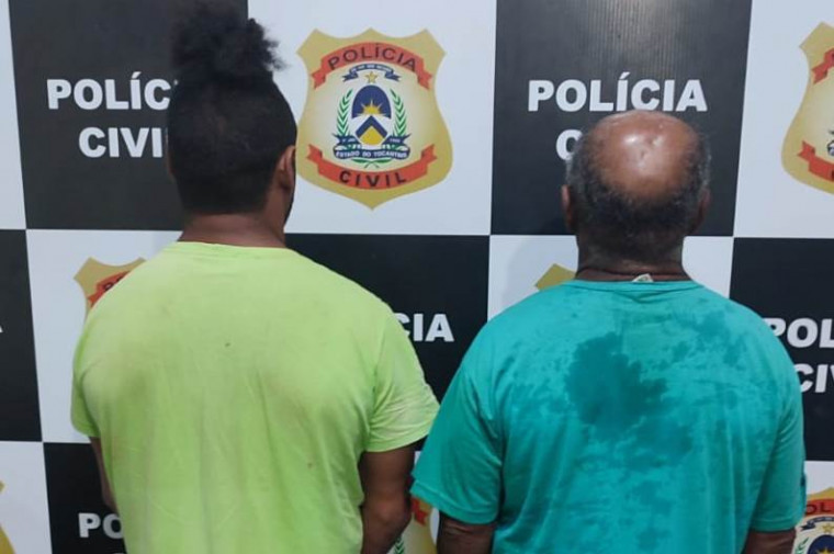 Pai e filho presos