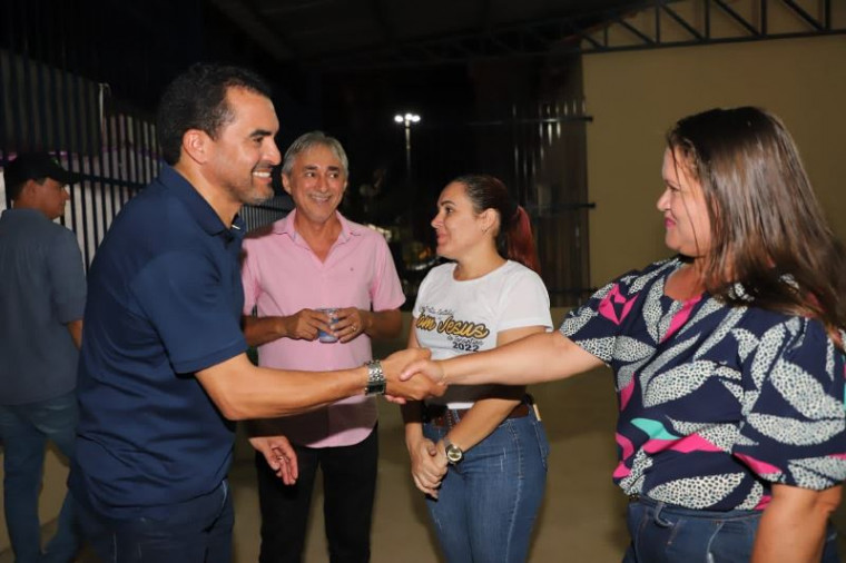 Governador durante as visitas