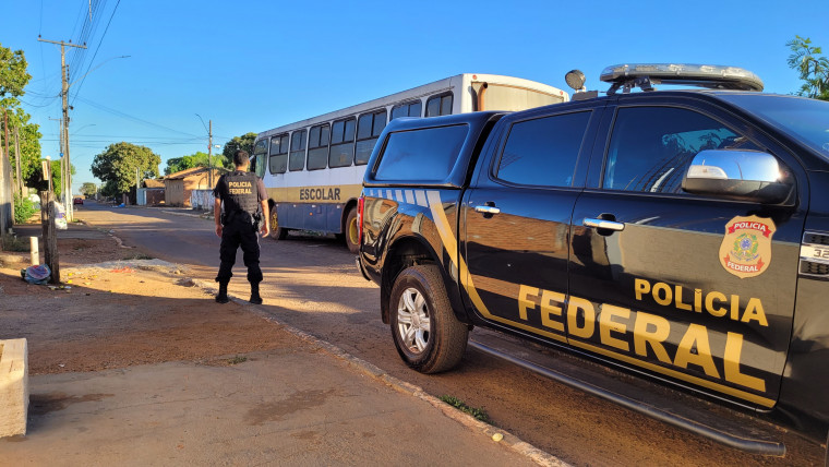 Operação da PF em Cariri do Tocantins