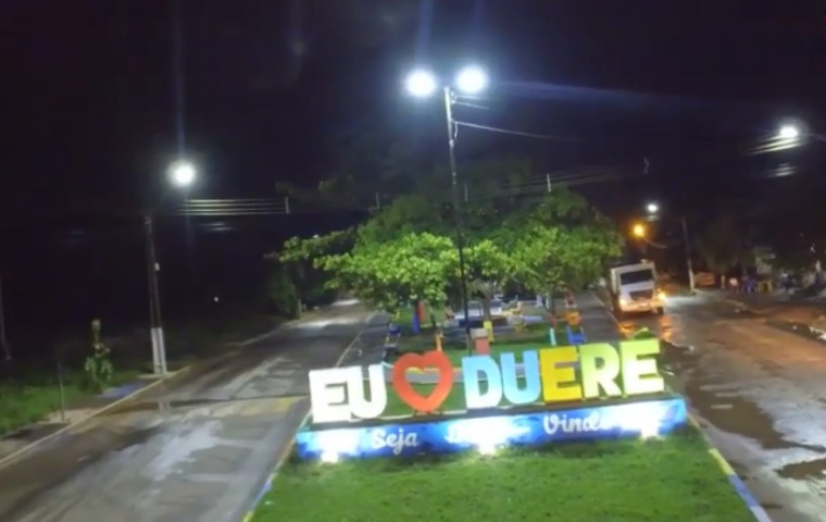 A cidade de Dueré fica na região sul do Estado, próximo a Gurupi