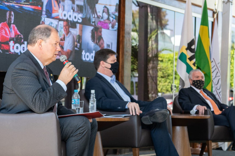 Evento da cúpula nacional do MDB