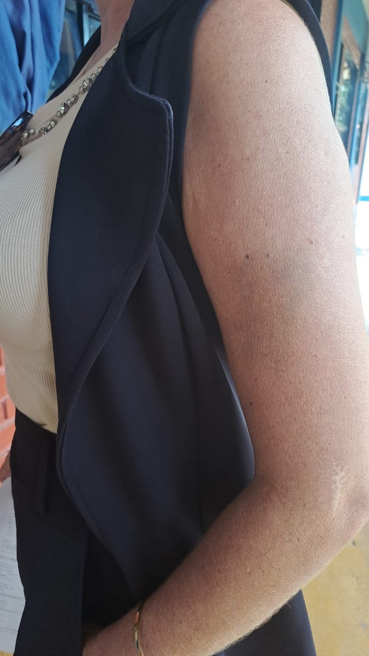 Professora ficou em estado de choque