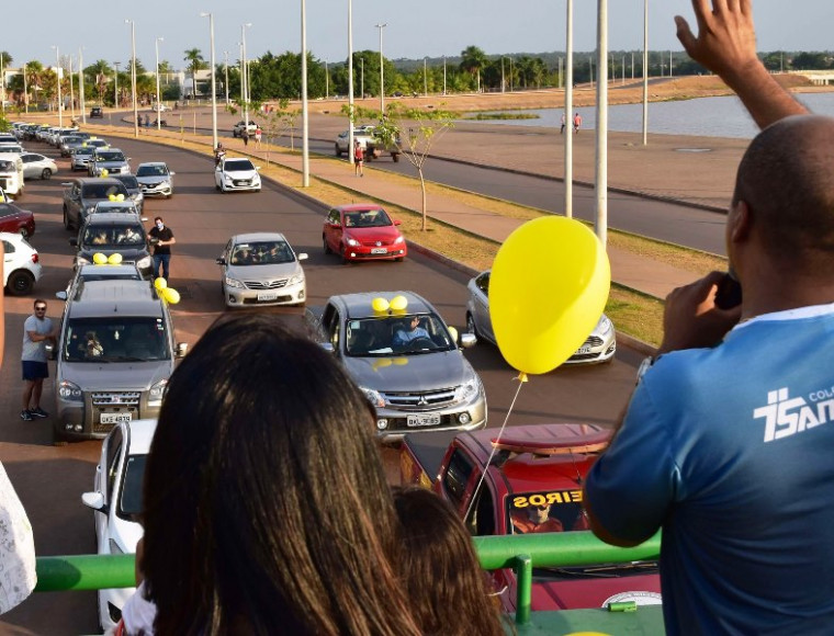 Ação finalizou na Via Lago