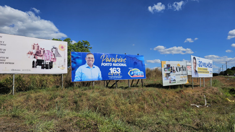 Prefeito de Ipueiras parabeniza Porto Nacional, mas errou nos anos.