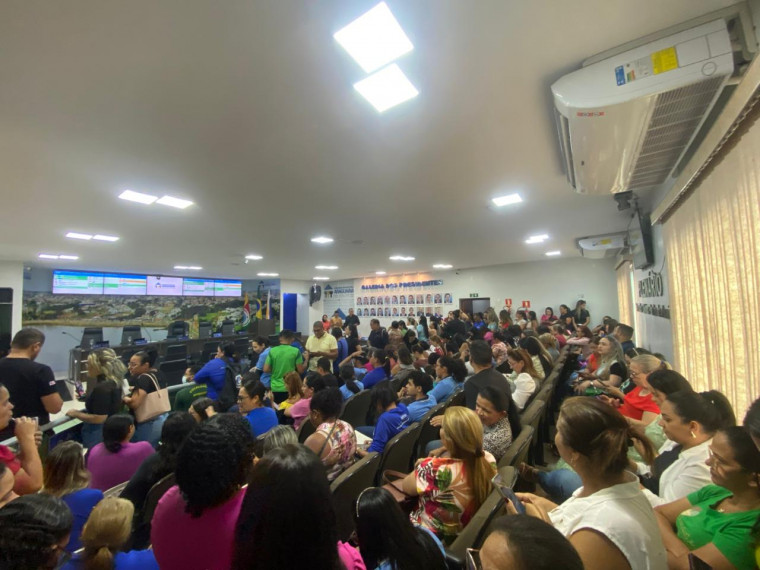 Mobilização na Câmara de Vereadores de Araguaína