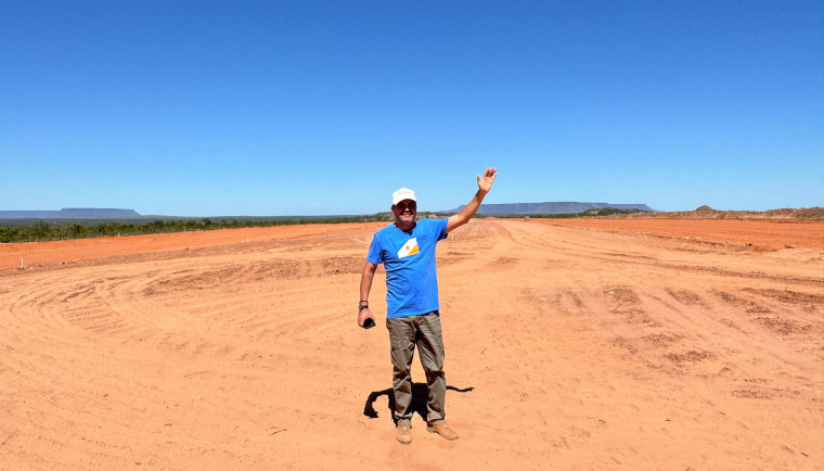 Governador Wanderlei Barbosa vistoriou as obras neste fim de semana