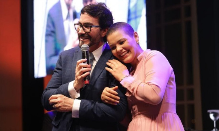 Priscila e o padre Fábio de Melo se encontraram no último dia 15