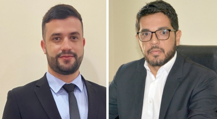 Rafael Sulino de Castro (esq.) e Washington Luis Campos Ayres