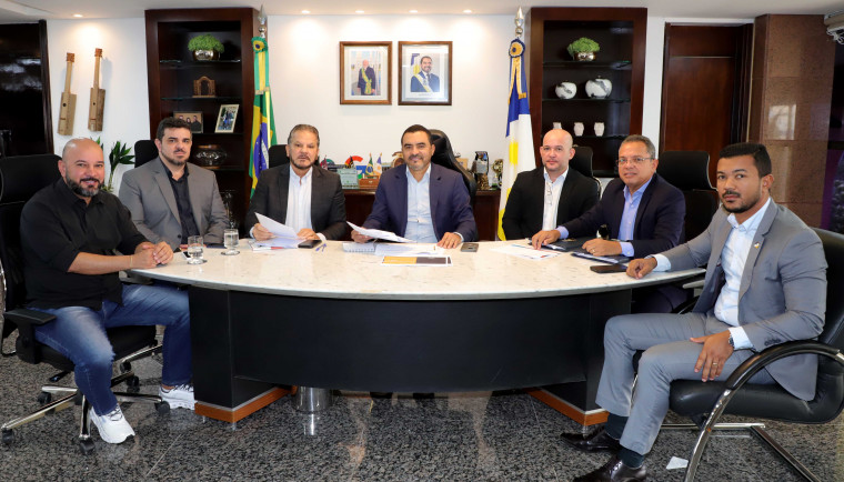 Reunião do grupo gestor com o governador Wanderlei Barbosa