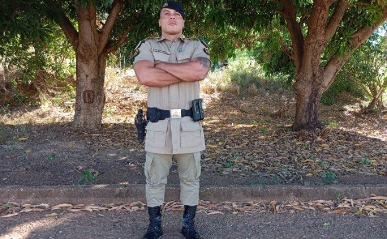 Soldado Kayo agiu prontamente ao ouvir os pedidos de socorro