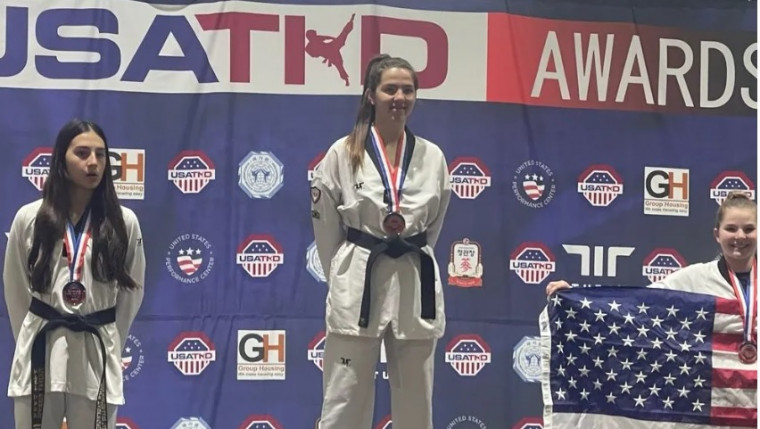 Atleta Ludymilla Toledo Costa, de 16 anos, de Paraíso do Tocantins.